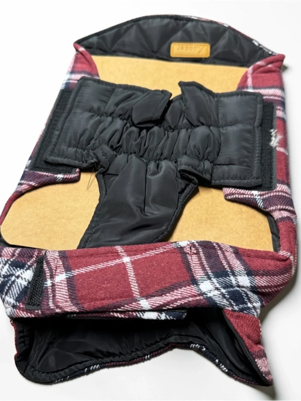 Kuoser Dog Coat Small Waterproof Reversible Jacket Plaid Winter Warm Puppy NWT